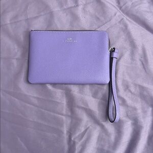 Coach Lavender Wristlet with Strap